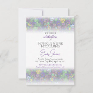 Invitation Pensées [violet]