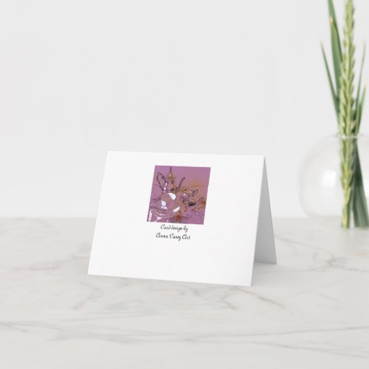 Invitation Penser à vous manquant de vous voir (Dos)