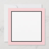 Invitation Pensez à vous | Floral lunaire (Dos)