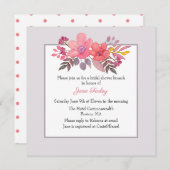 Invitation Pensez l'invitation poussiéreuse de Fête de la (Devant / Derrière)