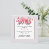 Invitation Pensez l'invitation poussiéreuse de Fête de la (Debout devant)