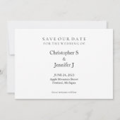 Invitation Pensez-nous dans Enregistrer la date Juin 2023 Cal (Dos)