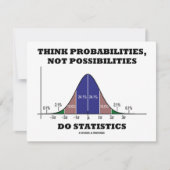 Invitation Pensez Probabilités, Pas Possibilités Statistiques (Devant)