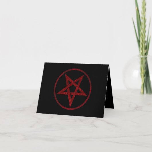 Invitation Pentagram Red Devil (Devant)