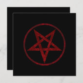 Invitation Pentagram Red Devil (Devant / Derrière)