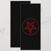 Invitation Pentagram Red Devil (Devant / Derrière)