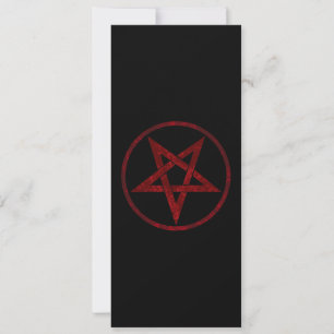Invitation Pentagram Red Devil