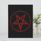 Invitation Pentagram Red Devil (Debout devant)