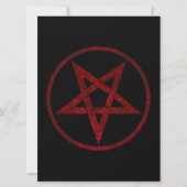 Invitation Pentagram Red Devil (Devant)