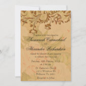 Invitation Peonées et Mariage d'or de récolte (Devant)