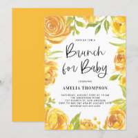 Peonies jaunes et Rose Floral Wreath Baby Brunch