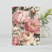 Invitation Peony Blush | Soft Pastels (Debout devant)