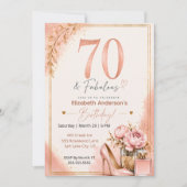 Invitation Peony et Parfum 70e Anniversaire Fabuleux (Devant)