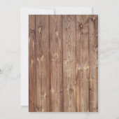 Invitation Peony Mason Jar Rustic Chic Fête des mariées de pi (Dos)