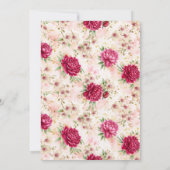 Invitation Peony & Orchid Garden Floral Glam Wedding  (Dos)