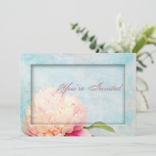 Invitation Peony - Polyvalent (Debout devant)