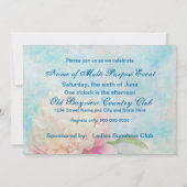 Invitation Peony - Polyvalent (Dos)