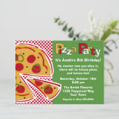 Invitation Pepperoni Pizza (Debout devant)