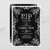 Invitation PER 20s 30s 40s Anniversaire (Devant / Derrière)
