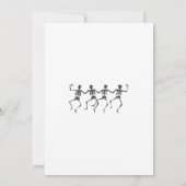 Invitation PER 20s Années Goth Skull Skeleton 30e Anniversair (Dos)