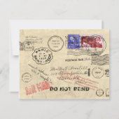 Invitation Perdu Dans L'Invitation Au Courrier (Devant)