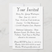 Invitation Père et fille diplômée (Dos)