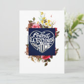 Invitation Père Éternel bénis mon Foyer (Debout devant)