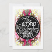 Invitation Père Éternel bénis mon Foyer (Dos)