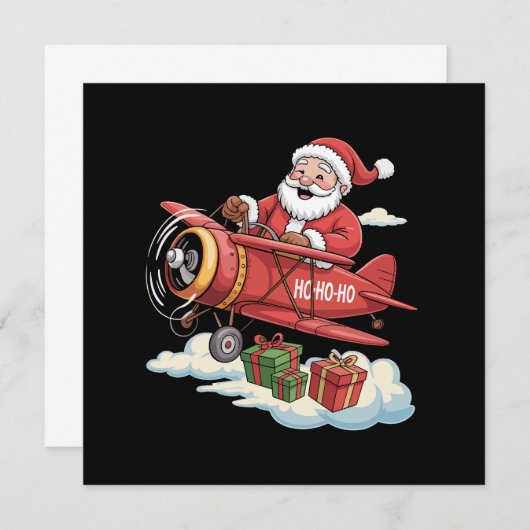 Invitation Père Noël (Devant / Derrière)