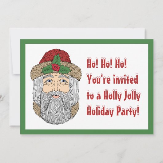 Invitation Père Noël (Devant)