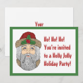 Invitation Père Noël (Devant / Derrière)