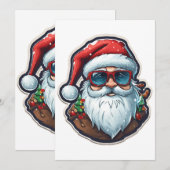 Invitation Père Noël (Devant / Derrière)