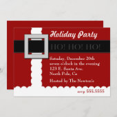 Invitation Père Noël (Devant / Derrière)