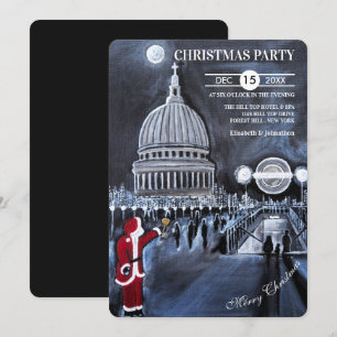 Invitation Père Noël à la fête de Noël à Londres
