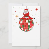 Invitation Père Noël Amies amusantes Fête de Noël (Dos)