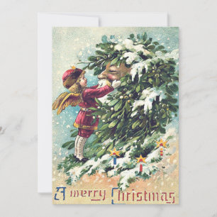 Invitation Père Noël Ange Chérubin Gui