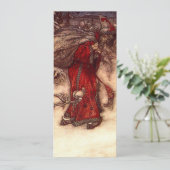Invitation Père Noël Arthur Rackham (Debout devant)