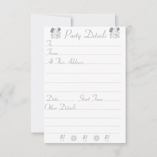 Invitation père Noël avec sac sur le toit noir et blanc noël (Dos)