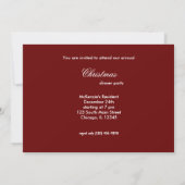 Invitation Père Noël Baby (Dos)
