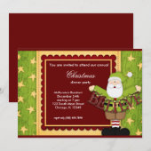 Invitation Père Noël Baby (Devant / Derrière)