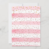 Invitation Père Noël Baby est en route, Baby shower de Noël (Dos)