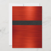 Invitation Père Noël Baby shower bébé Noël Neutre genre (Dos)