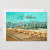 Invitation Père Noël Barbara, CA - Stearns Wharf (Devant)