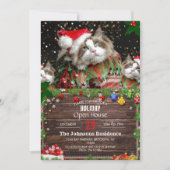 Invitation Père Noël Cat (Devant)