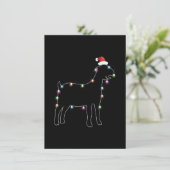 Invitation Père Noël Chèvre Noël Couleur Led Léger Noël Chèvr (Debout devant)