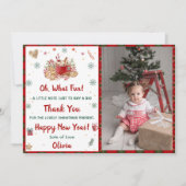 Invitation Père Noël Cookies Fête de Noël Merci Photo (Devant)