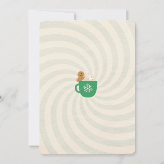 Invitation Père Noël coquin (Dos)