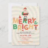 Invitation Père Noël coquin (Devant)