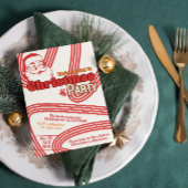 Invitation Père Noël coquin