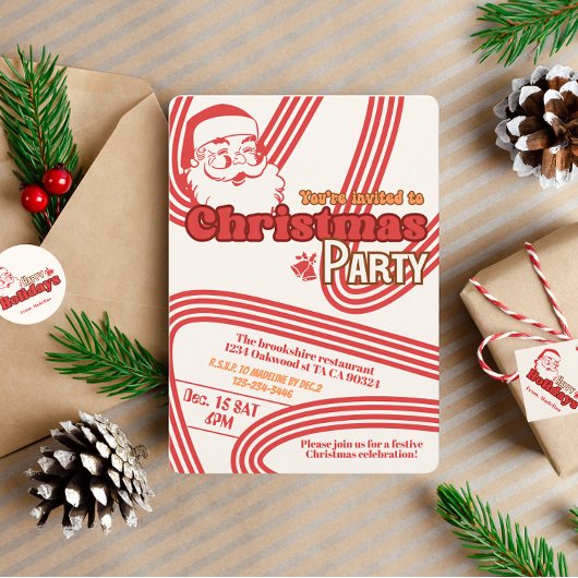 Invitation Père Noël coquin